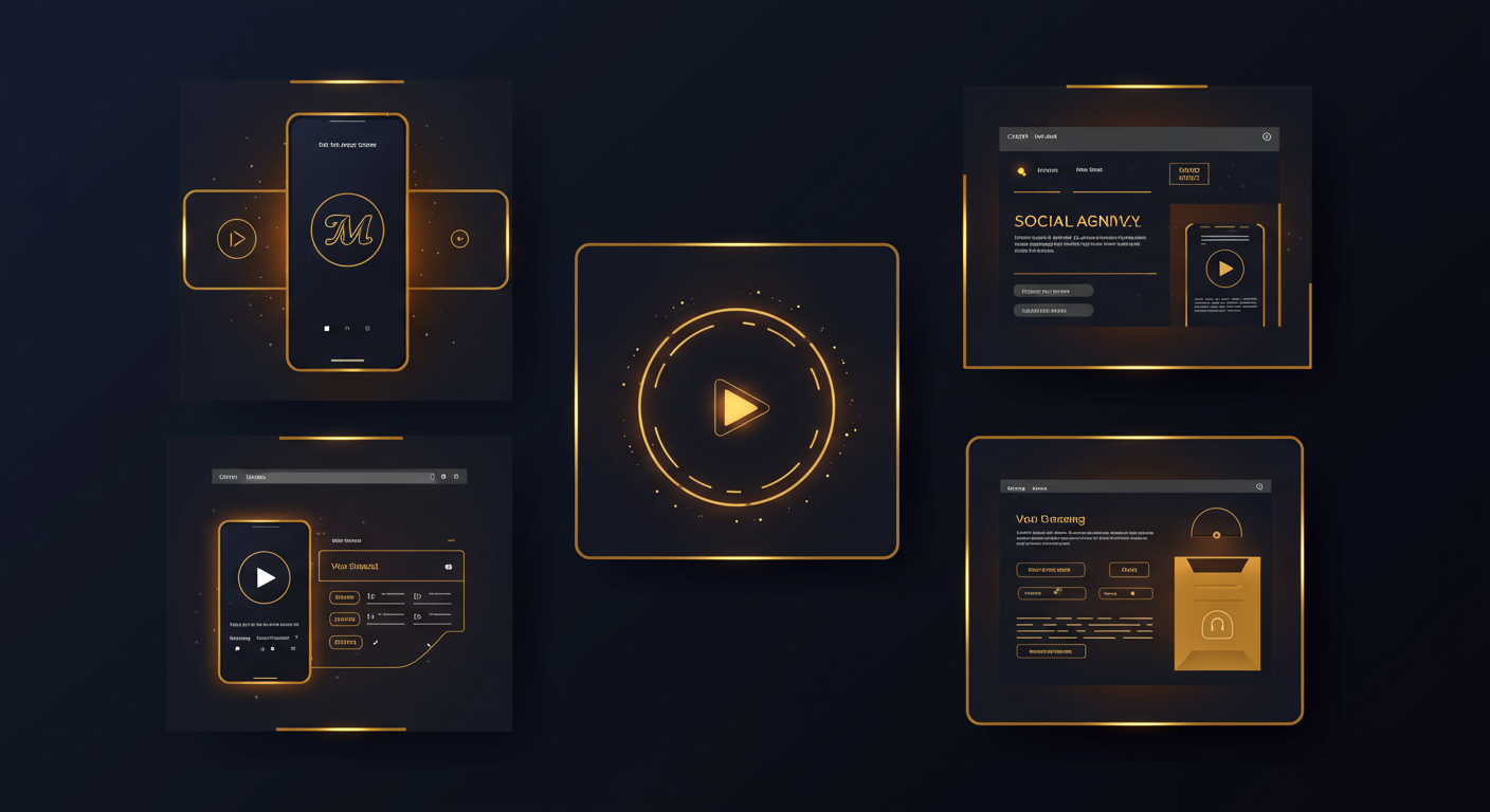 CreativeEdge agency portfolio showcasing branding, web design and social media work