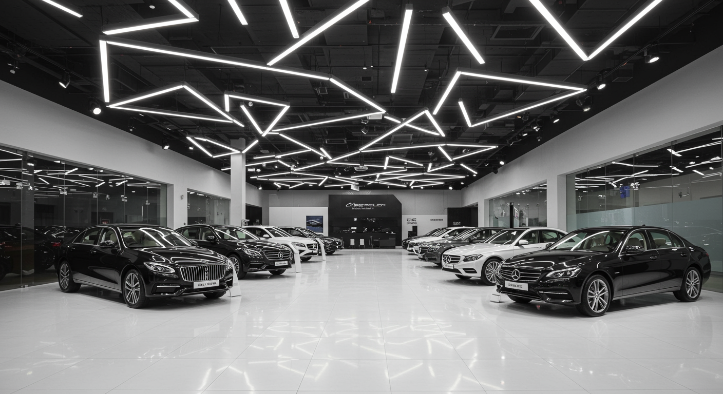 AutoElite Motors showroom and team