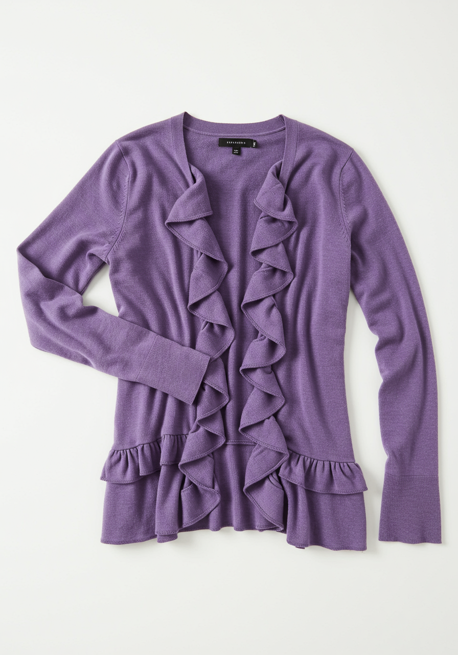 Ruffle Cardigan