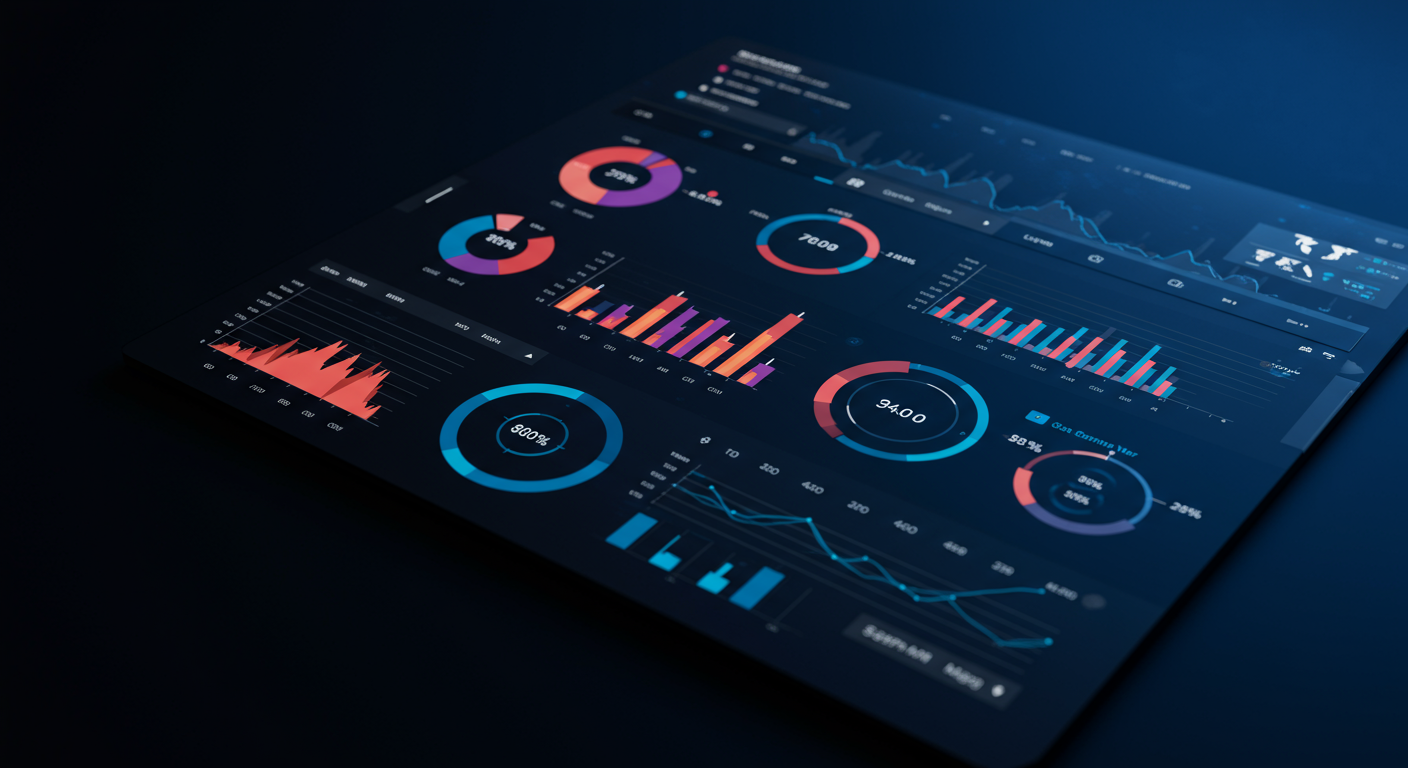 CloudDesk analytics dashboard with real-time charts and team performance metrics